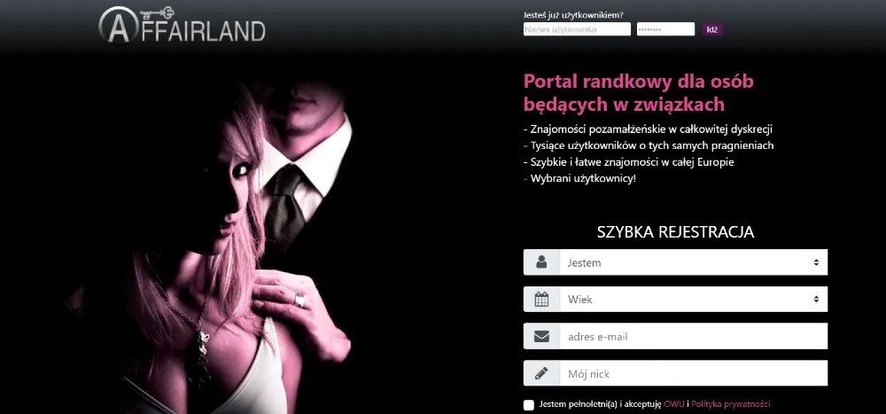 portal dla żonatych affairland