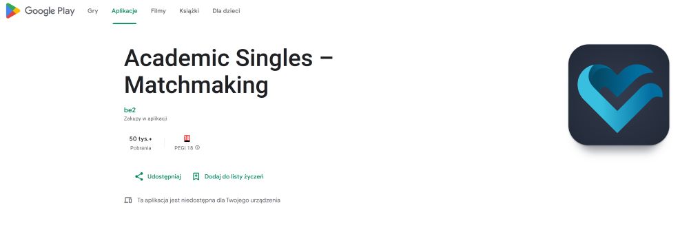 academic singles aplikacja